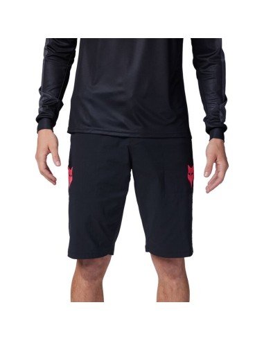 Pantalón Corto Fox Ranger Race Negro/Rosa