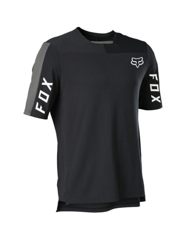 Jersey Manga Corta Fox Defend Pro Negro