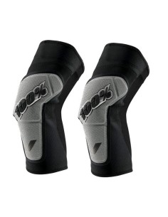 Rodilleras 100% Ridecamp Negro/Gris