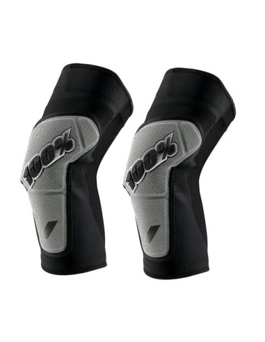 Rodilleras 100% Ridecamp Negro/Gris