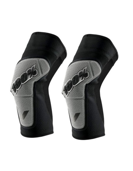 Rodilleras 100% Ridecamp Negro/Gris