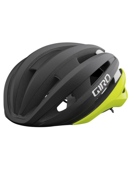 Casco Giro Synthe II Mips Negro/Amarillo Fluo