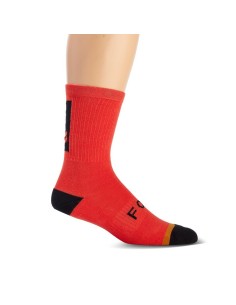 Calcetines Fox 8" Defend Naranja Fluor
