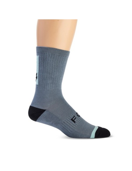 Calcetines Fox 8" Defend Azul Acero