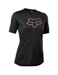 Jersey Manga Corta Mujer Fox Ranger Foxhead Negro