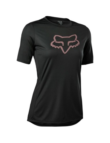 Jersey Manga Corta Mujer Fox Ranger Foxhead Negro