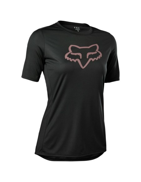 Jersey Manga Corta Mujer Fox Ranger Foxhead Negro
