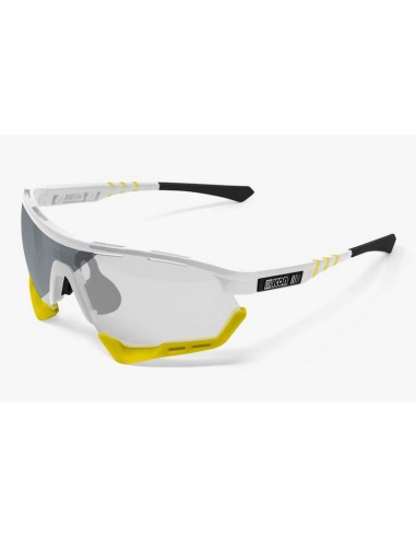 Gafas Scicon Aerotech Lente Fotocromática Blanco/Plata