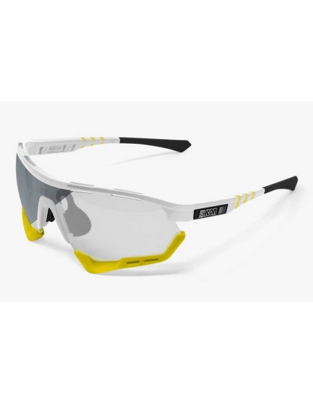 Gafas Scicon Aerotech Lente Fotocromática Blanco/Plata