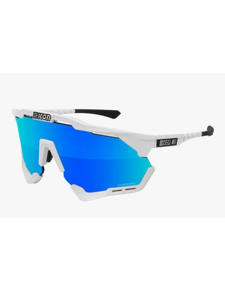 Gafas Scicon Aeroshade XL Lente Multiespejo Blanco/Azul