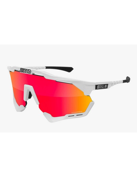 Gafas Scicon Aeroshade XL Lente Multiespejo Blanco/Rojo