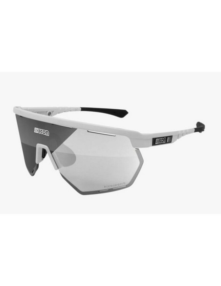 Gafas Scicon Aerowing Lente Fotocromática Blanco/Plata