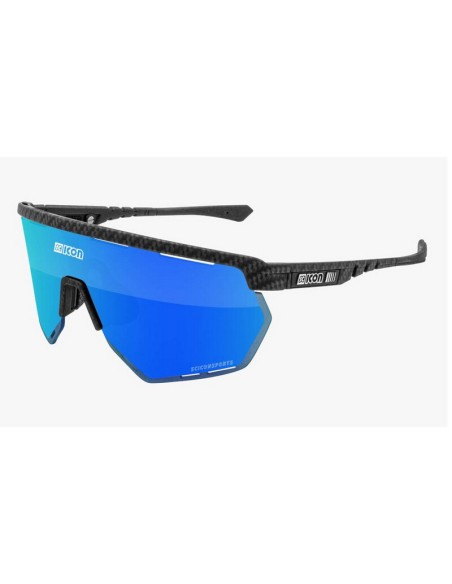Gafas Scicon Aerowing Lente Multiespejo Carbono/Azul