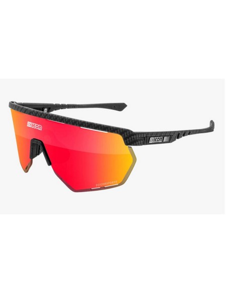 Gafas Scicon Aerowing Lente Multiespejo Negro/Rojo