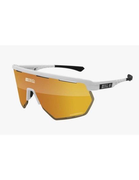 Gafas Scicon Aerowing Lente Multiespejo Blanco/Bronce