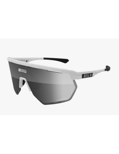 Gafas Scicon Aerowing Lente Multiespejo Blanco/Plata