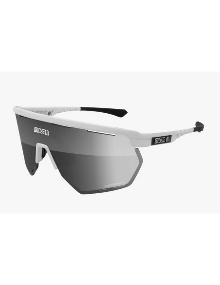 Gafas Scicon Aerowing Lente Multiespejo Blanco/Plata