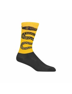 Calcetines Giro Comp Racer Negro/Amarillo