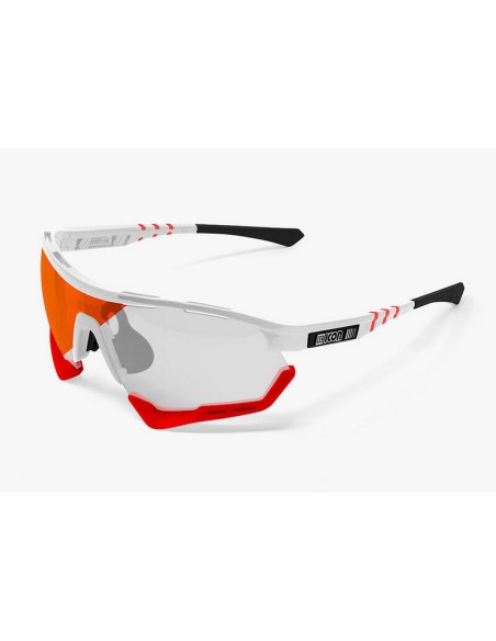 Gafas Scicon Aerotech Lente Fotocromática Blanco/Rojo