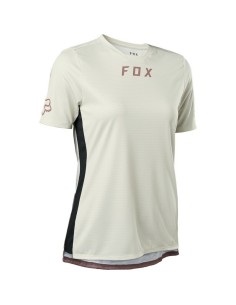 Jersey Manga Corta Mujer Fox Defend Crema