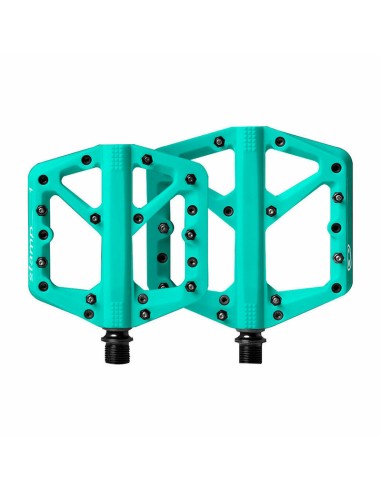 Pedales Crankbrothers Stamp Pequeños Turquesa