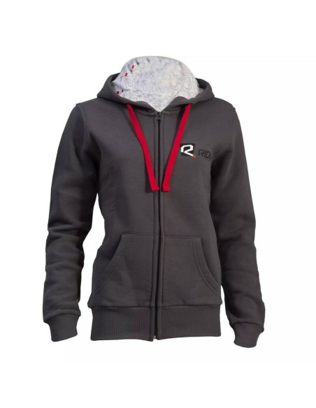 Sudadera con Capucha Mujer Riday Gris Oscuro