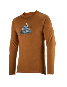 Camiseta Técnica Manga Larga Leatt MTB Gravity 2.0 Ocre