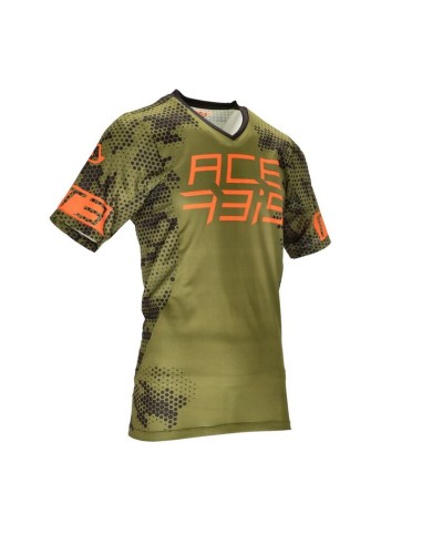 Jersey Manga Corta Acerbis MTB Drakaris Verde/Negro