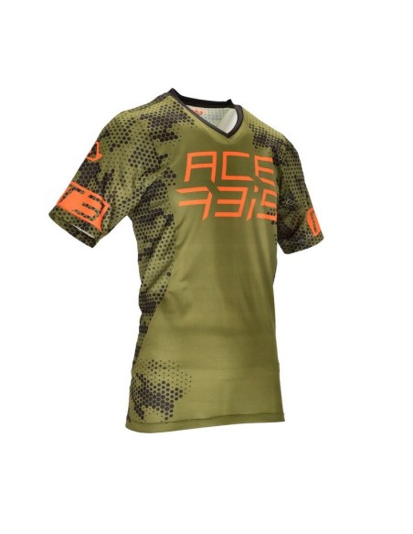 Jersey Manga Corta Acerbis MTB Drakaris Verde/Negro