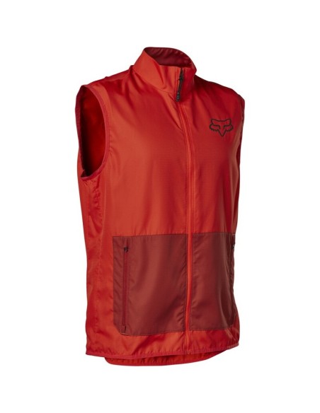 Chaleco Cortavientos Fox Ranger Rojo