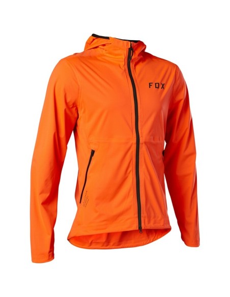 Chaqueta Impermeable Fox Flexair Naranja Fluor