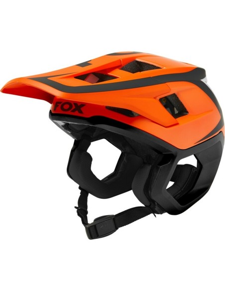 Casco Fox Dropframe Pro Dvide Naranja Fluor