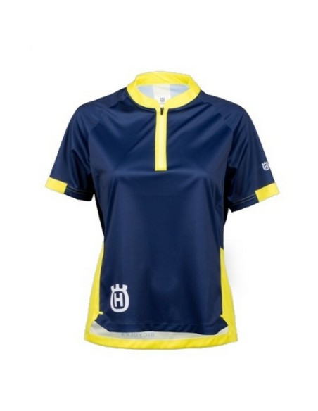 Jersey Bici Mujer Husqvarna Remote Azul