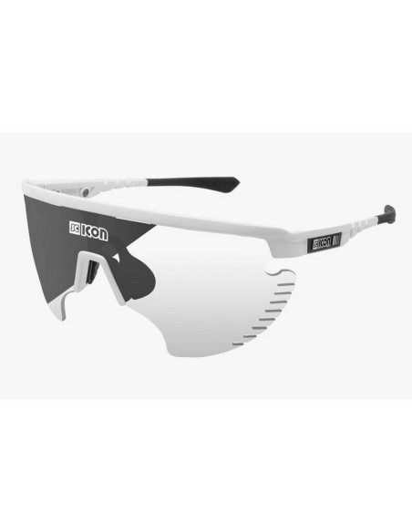 Gafas Scicon Aerowing Lamon Lente Fotocromática Blanco/Plata