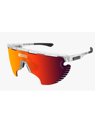 Gafas Scicon Aerowing Lamon Lente Multiespejo  Rojo