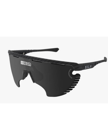 Gafas Scicon Aerowing Lamon Lente Multiespejo Carbono/Plata