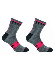 Calcetines Riday Heavy Gris/Rojo