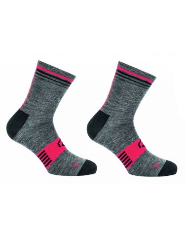 Calcetines Riday Heavy Gris/Rojo