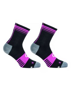 Calcetines Mujer Riday Heavy Negro/Rosa