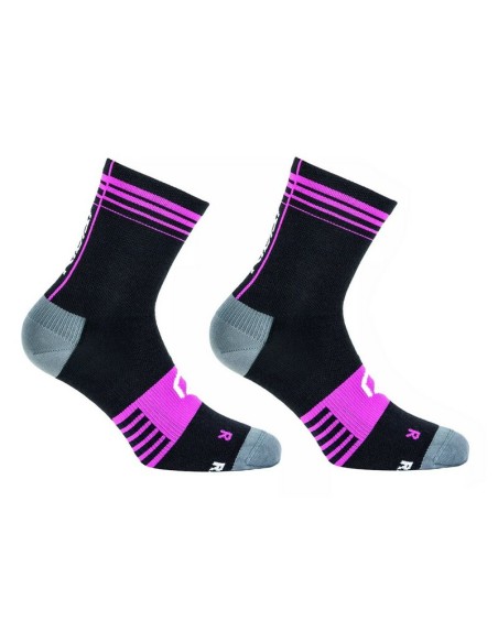 Calcetines Mujer Riday Heavy Negro/Rosa