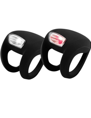 Juego Luces Knog Frog Strobe Negro