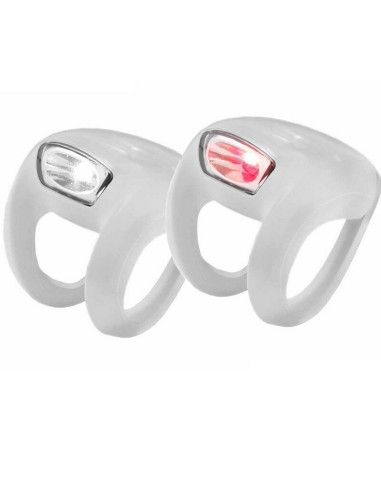 Juego Luces Knog Frog Strobe Translúcido