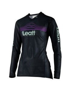 Jersey Mujer Leatt MTB Gravity 4.0 Negro