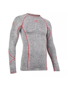 Camiseta Interior Manga Larga Riday Light Gris/Rojo