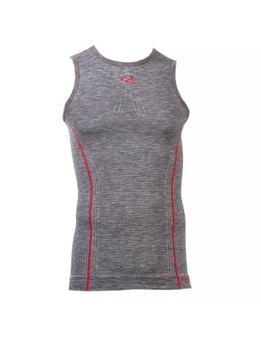 Camiseta sin Mangas Riday Light Gris/Rojo