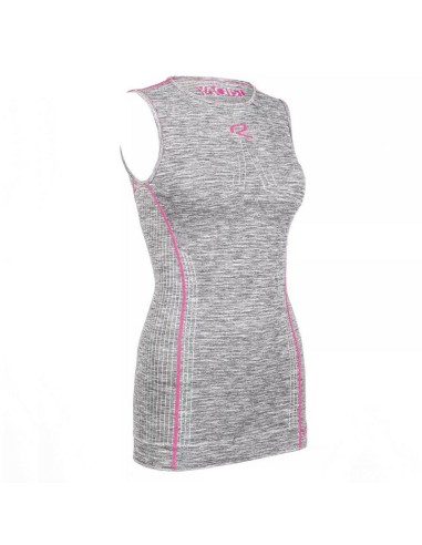 Camiseta sin Mangas Mujer Riday Light Gris/Rosa