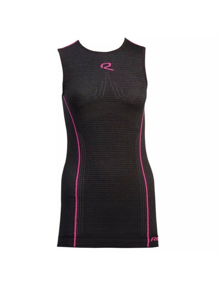 Camiseta sin Mangas Mujer Riday Light Negro/Rosa