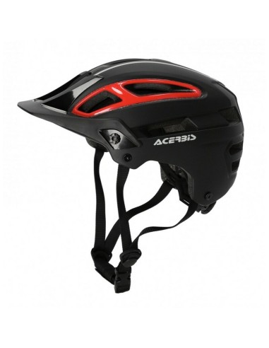 Casco Acerbis Doublep Negro/Rojo