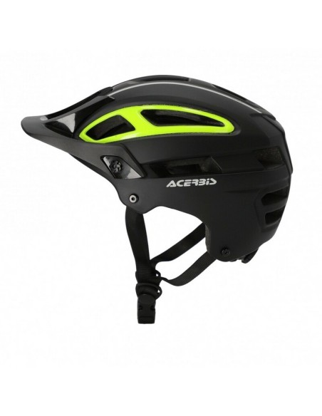 Casco Acerbis Doublep Negro/Amarillo Fluo