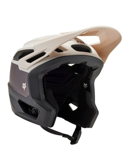 Casco Fox Dropframe Pro Runn Morado